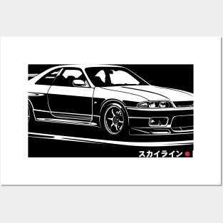 Skyline GTR R33 Posters and Art